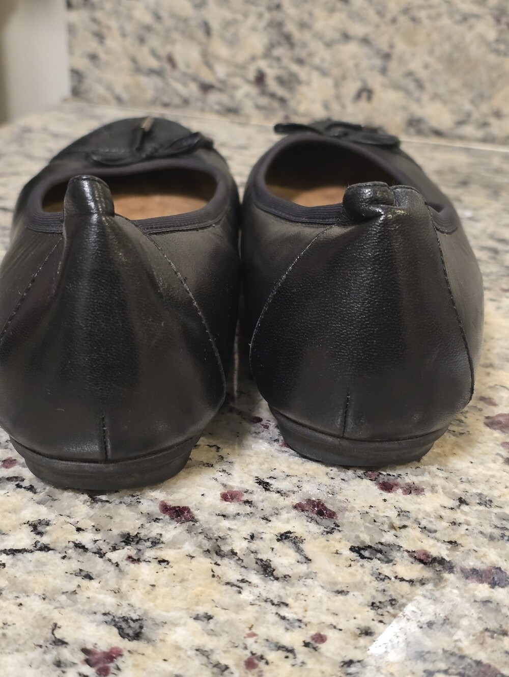 Vionic Minna Ballet Flats Women’s Size 8 Black Bow Comfort Shoes - Picture 7 of 9